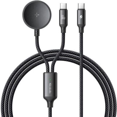 Mcdodo CA-4210 2-v-1 USB-C Kabel s Nabíječkou pro Samsung Watch - 60W Mcdodo CA-4210 2-v-1 USB-C Kabel s Nabíječkou pro Samsung Watch - 60W