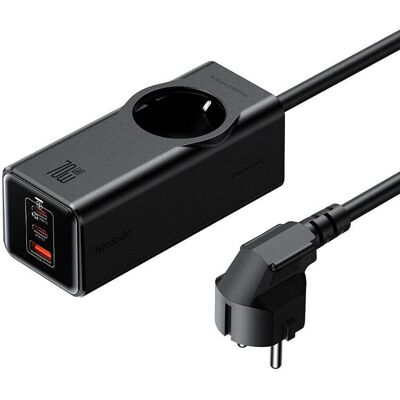 Mcdodo Power Strip CH-4620 - 70W, 2 USB-C, 1 USB, Schwarz Mcdodo Power Strip CH-4620 - 70W, 2 USB-C, 1 USB, Schwarz