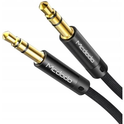 Cavo audio nero Mcdodo da 3,5 mm - 1,2m Cavo audio nero Mcdodo da 3,5 mm - 1,2m