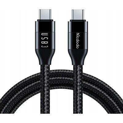 Kabel USB-C Mcdodo CA-7132 - 100W, 1.2m, černý Kabel USB-C Mcdodo CA-7132 - 100W, 1.2m, černý