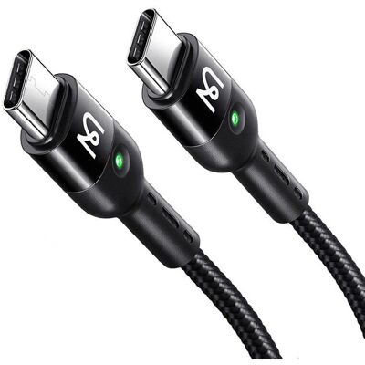 Cavo USB-C Mcdodo - Retrattile 1,8m - 60W PD - Nero Cavo USB-C Mcdodo - Retrattile 1,8m - 60W PD - Nero