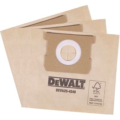 DeWALT Stofzuigerzak voor Toolbox - 3 stuks DeWALT Stofzuigerzak voor Toolbox - 3 stuks