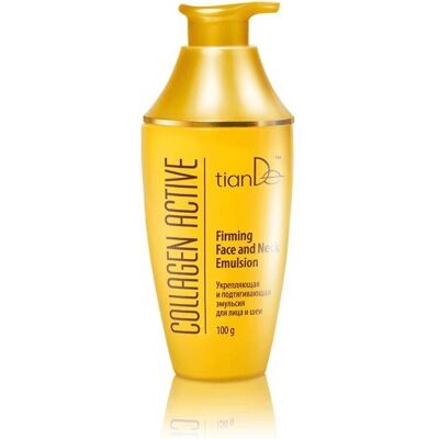 Emulsja Tiande Collagen Active - Podniesienie twarzy i szyi dla suchej skóry powyżej 40 lat Emulsja Tiande Collagen Active - Podniesienie twarzy i szyi dla suchej skóry powyżej 40 lat