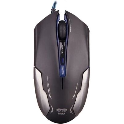 Souris de jeu E-Blue Cobra EMS653 - Optique, 3000 DPI, Noir - Publicité Souris de jeu E-Blue Cobra EMS653 - Optique, 3000 DPI, Noir - Publicité