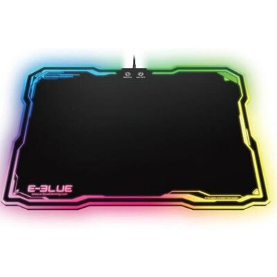 Tapis de souris gaming E Blue EMPO013 - Éclairage RGB - Charge sans fil - Publicité Tapis de souris gaming E Blue EMPO013 - Éclairage RGB - Charge sans fil - Publicité