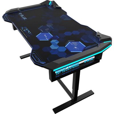 E-blue EGT004BKAA-IA Gaming-Computertisch - Schwarz E-blue EGT004BKAA-IA Gaming-Computertisch - Schwarz