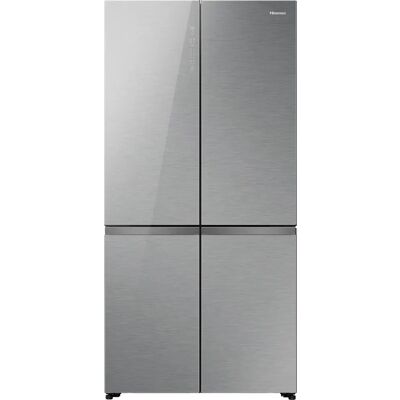 Geladeira side-by-side Hisense RQ5P605NSVE - Independente - 591 L - Aço inoxidável Geladeira side-by-side Hisense RQ5P605NSVE - Independente - 591 L - Aço inoxidável