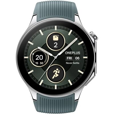 OnePlus Watch 2 Radiant Steel - 32GB, 100-Timmars Batteri, Hälsa & Fitness OnePlus Watch 2 Radiant Steel - 32GB, 100-Timmars Batteri, Hälsa & Fitness