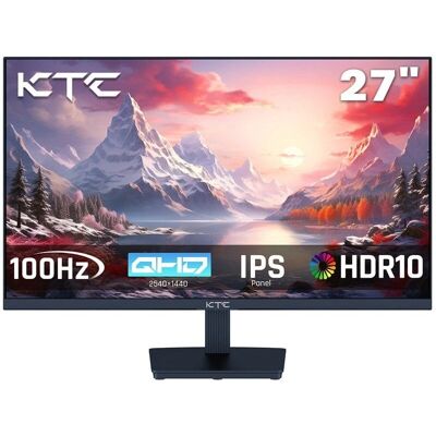 Moniteur KTC H27T27 27'' QHD 100Hz - HDR10 IPS - Publicité Moniteur KTC H27T27 27'' QHD 100Hz - HDR10 IPS - Publicité
