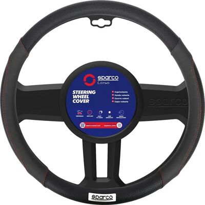 Sparco SPC1113BK Černá Červená Kryt Volantu - Kryt volantu Sparco SPC1113BK Černá Červená Kryt Volantu - Kryt volantu