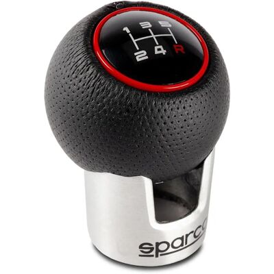 Sparco LAZIO Black/Red - Shift Lever Knob Sparco LAZIO Black/Red - Shift Lever Knob