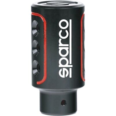 Sparco SPC RACING Shift Lever Knob - Black/Red - Racing Design Sparco SPC RACING Shift Lever Knob - Black/Red - Racing Design