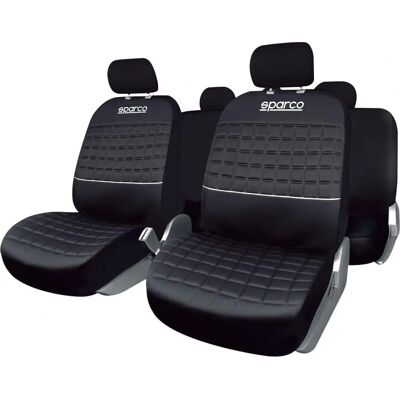 Sparco Lazio Grey Car Seat Covers - 11 pcs Sparco Lazio Grey Car Seat Covers - 11 pcs