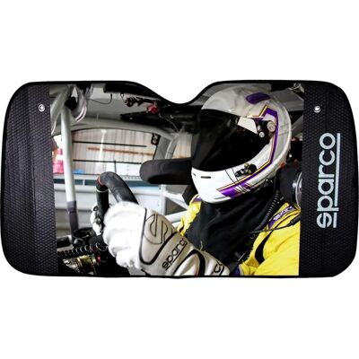 SPARCO Aluminum Sun Visor - 70x140cm - Front Windshield Accessory SPARCO Aluminum Sun Visor - 70x140cm - Front Windshield Accessory