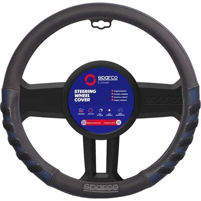 Sparco S101 Bleu - Housse de Volant Auto - Publicité Sparco S101 Bleu - Housse de Volant Auto - Publicité