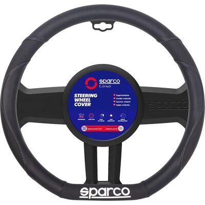 Sparco Lenkradbezug - Schwarz/Grau - Universell Passform Sparco Lenkradbezug - Schwarz/Grau - Universell Passform
