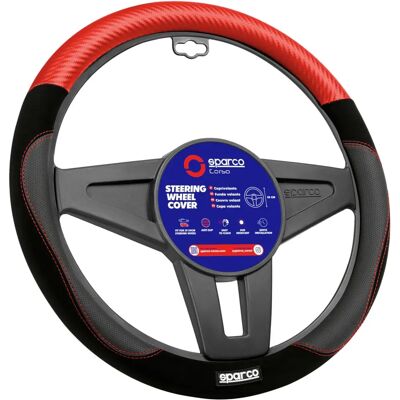 Sparco SPCS122RS Rode Stuurwielhoes - Stuurwielhoes Sparco SPCS122RS Rode Stuurwielhoes - Stuurwielhoes