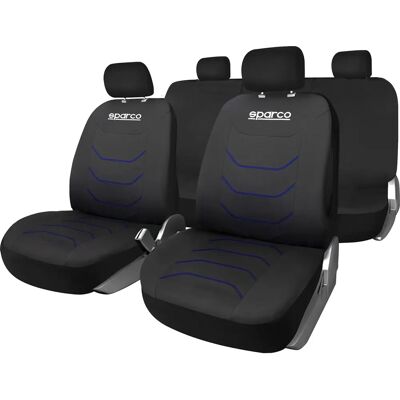 Sparco Corsa Schwarz/Blau Autositzbezüge - Universell Sparco Corsa Schwarz/Blau Autositzbezüge - Universell