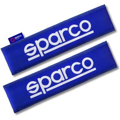 Sparco SPC1209BL Blue Seat Belt Pads - Seat Belt Pads Sparco SPC1209BL Blue Seat Belt Pads - Seat Belt Pads