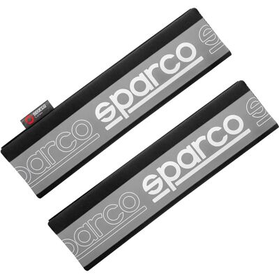Sparco SPC1208GR Grey Seat Belt Pads - Seat Belt Pads Sparco SPC1208GR Grey Seat Belt Pads - Seat Belt Pads