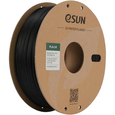 eSUN PLA-LW Acido polilattico (PLA) Nero - Filamento eSUN PLA-LW Acido polilattico (PLA) Nero - Filamento
