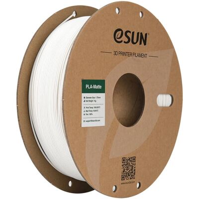 eSun ePLA-Matte Mjölkvit - 3D Filament eSun ePLA-Matte Mjölkvit - 3D Filament