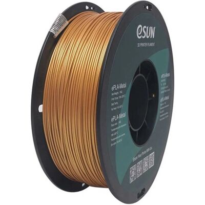 eSun ePLA-Metal Guldtråd 1,75mm 1Kg - 3D Tråd - Guld eSun ePLA-Metal Guldtråd 1,75mm 1Kg - 3D Tråd - Guld