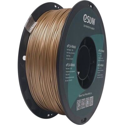 eSUN ePLA-Metal Bronze filament - 3D-utskriftsmaterial eSUN ePLA-Metal Bronze filament - 3D-utskriftsmaterial