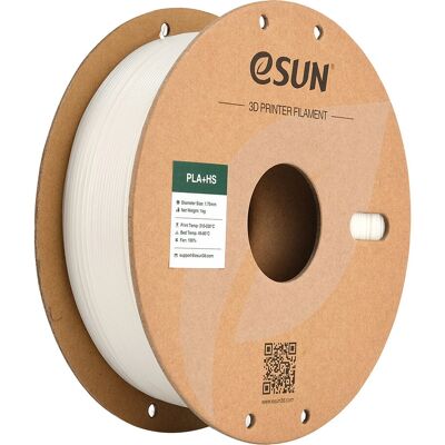 eSUN ePLA+HS Acido polilattico (PLA) Bianco 1 kg - Filamento 3D eSUN ePLA+HS Acido polilattico (PLA) Bianco 1 kg - Filamento 3D