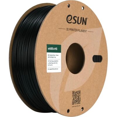 eSUN eABS+HS 1,75mm SCHWARZ 1kg - 3D Filament eSUN eABS+HS 1,75mm SCHWARZ 1kg - 3D Filament
