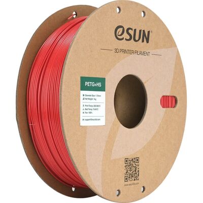 eSUN PETG+HS Rot 1kg - Filament eSUN PETG+HS Rot 1kg - Filament