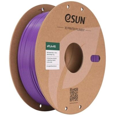 eSUN - ePLA+HS - Morado - 1.75 mm - Filamento eSUN - ePLA+HS - Morado - 1.75 mm - Filamento