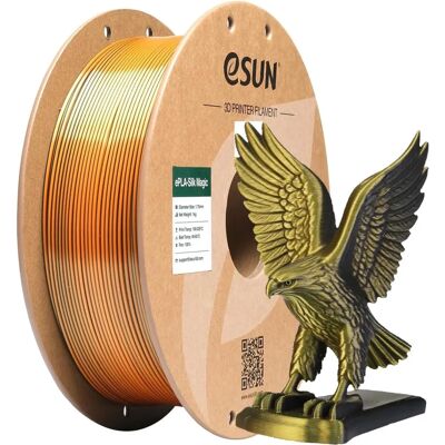 eSUN EPLA-SILK MAGIC 1,75mm NOIR OR - Filament 3D eSUN EPLA-SILK MAGIC 1,75mm NOIR OR - Filament 3D