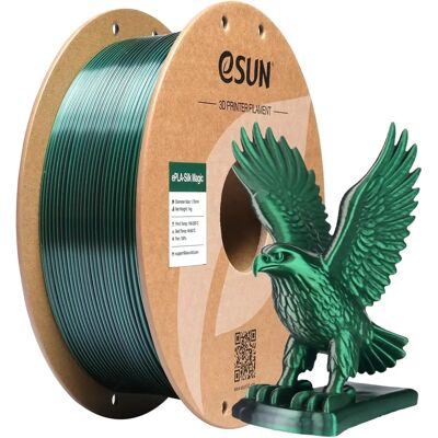 eSUN EPLA-SILK MAGIC 1.75mm NOIR VERT 1kg - Filament 3D eSUN EPLA-SILK MAGIC 1.75mm NOIR VERT 1kg - Filament 3D