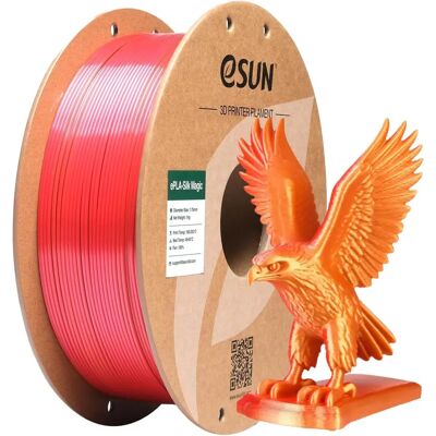 eSUN EPLA-SILK MAGIC - Rødt Gull - 1,75mm - 1kg - 3D Filament eSUN EPLA-SILK MAGIC - Rødt Gull - 1,75mm - 1kg - 3D Filament