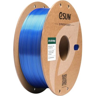 eSUN EPLA-SILK MAGIC 1,75mm BLÅ SØLV - 3D Filament eSUN EPLA-SILK MAGIC 1,75mm BLÅ SØLV - 3D Filament