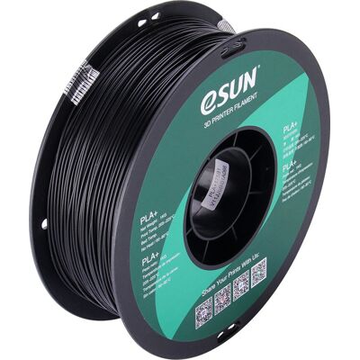 eSUN Schwarz PLA+ 3D Filament - Starke & Glatte Oberfläche eSUN Schwarz PLA+ 3D Filament - Starke & Glatte Oberfläche