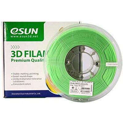 eSUN Peak Green PLA+ 1,75mm 1kg - 3D Filament eSUN Peak Green PLA+ 1,75mm 1kg - 3D Filament