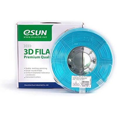 eSUN Lyseblå PLA+ 1,75mm 1kg - 3D Filament eSUN Lyseblå PLA+ 1,75mm 1kg - 3D Filament