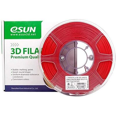eSUN Brandbil Röd PLA+ 1,75mm 1kg - 3D Filament eSUN Brandbil Röd PLA+ 1,75mm 1kg - 3D Filament