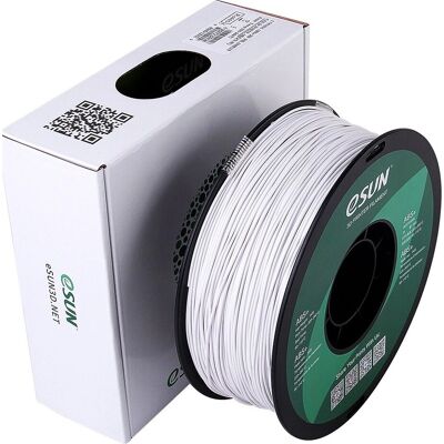 eSUN ABS+ Blanco 1.75mm Filamento 3D - Resistente y Duradero eSUN ABS+ Blanco 1.75mm Filamento 3D - Resistente y Duradero