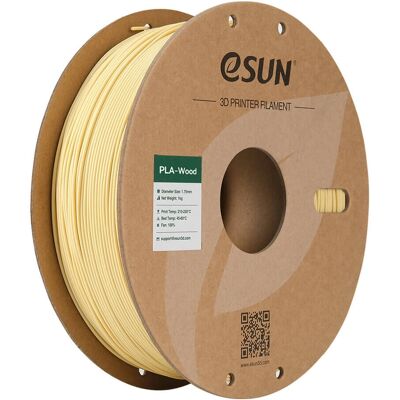 eSUN - PLA-Wood - Gul - 1 kg - Filament eSUN - PLA-Wood - Gul - 1 kg - Filament