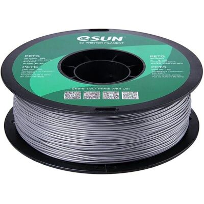 eSUN PETG Silber 1,75mm 3D Filament - Robust, Wasserfest eSUN PETG Silber 1,75mm 3D Filament - Robust, Wasserfest