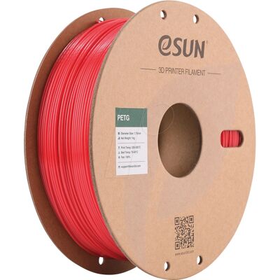 eSUN PETG 1,75mm Solide Rot 1kg - 3D Filament eSUN PETG 1,75mm Solide Rot 1kg - 3D Filament