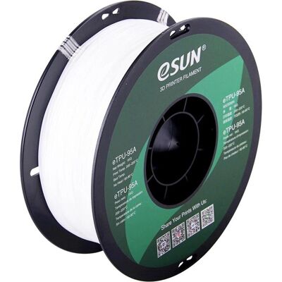 eSUN eTPU-95A 1.75mm Blanco - Filamento 3D eSUN eTPU-95A 1.75mm Blanco - Filamento 3D