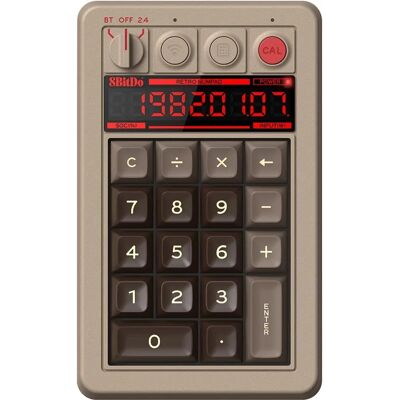 8BitDo Retro C64 Funk-NumPad - Mechanisch, Bluetooth 5.0, USB 8BitDo Retro C64 Funk-NumPad - Mechanisch, Bluetooth 5.0, USB