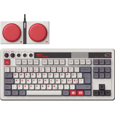 8bitdo Nordic Retro Mekanisk Tangentbord - N Utgåva - Trådlöst Kompakt Tangentbord 8bitdo Nordic Retro Mekanisk Tangentbord - N Utgåva - Trådlöst Kompakt Tangentbord