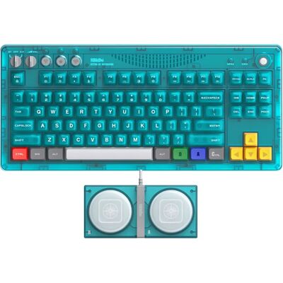 8Bitdo - 85HD03 - Bleu - Clavier sans fil - Publicité 8Bitdo - 85HD03 - Bleu - Clavier sans fil - Publicité