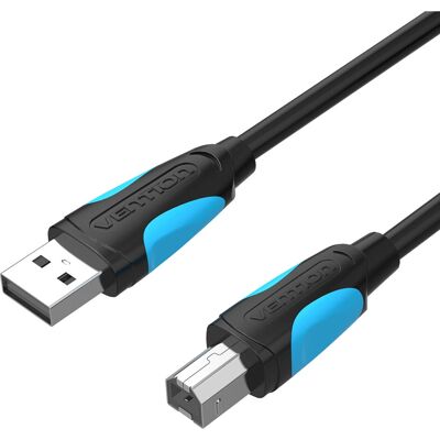 Cabo USB VENTION VAS-A16-B200 - 2M - Negro - Impresora Cabo USB VENTION VAS-A16-B200 - 2M - Negro - Impresora