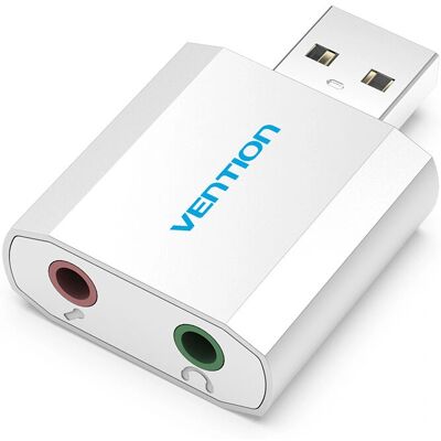 Vention VAB-S13 Externe Soundkarte - 2.1 - Silber Vention VAB-S13 Externe Soundkarte - 2.1 - Silber